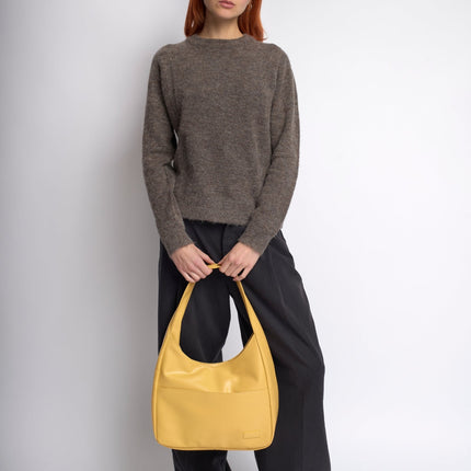 Minimalist Hobo Shoulder Bag – Vegan Leather