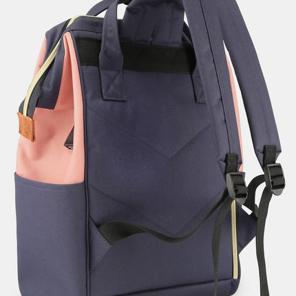 Holly Daze Waterproof Canvas Backpack – Eco-Friendly, Minimalist Japanese Design, Padded Laptop Compartment
