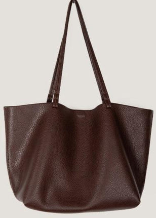 Timeless Leather Tote Bag – Work & Casual Laptop Shopper (Genuine / Vegan Leather)