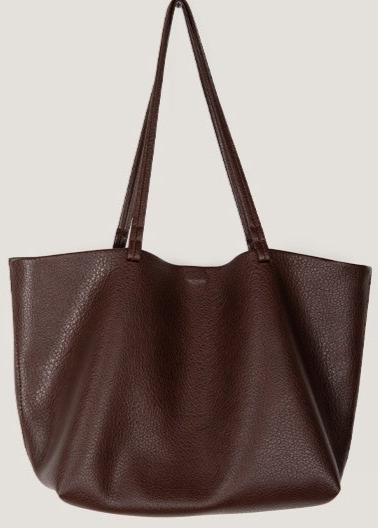 Timeless Leather Tote Bag – Work & Casual Laptop Shopper (Genuine / Vegan Leather)