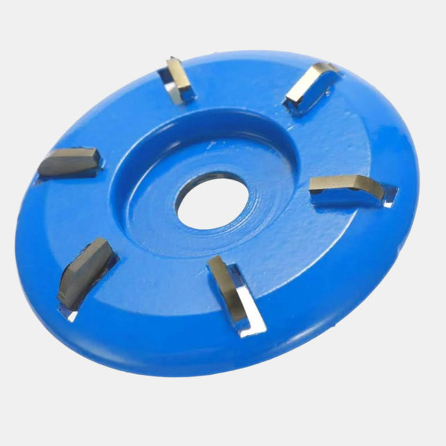 6-Tooth Wood Carving Disc for Angle Grinder – 3.5" Tungsten Carbide Shaping Tool