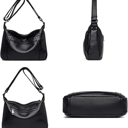 Women’s Leather Shoulder Bag – Spacious & Stylish Vegan Leather Handbag