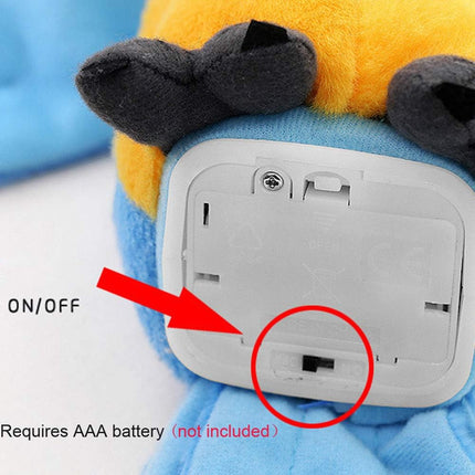 Interactive Talking Parrot Plush Toy – Repeats Your Words & Moves – Soft Cuddly Bird