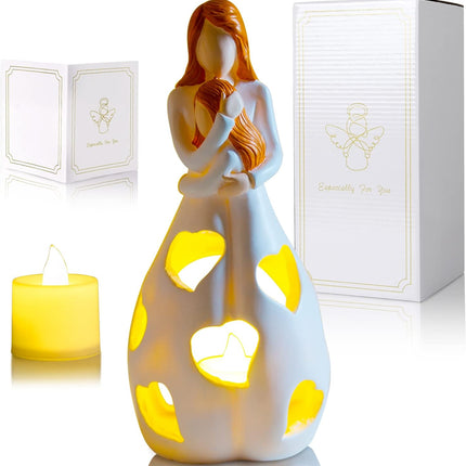 Heart-Shaped LED Table Lamp – Romantic Warm White Light for Bedroom & Home Decor