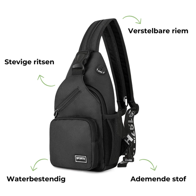 Lightweight Canvas Shoulder Bag - Casual Everyday Bag with Adjustable Strap