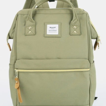 Holly Daze Waterproof Canvas Backpack – Eco-Friendly, Minimalist Japanese Design, Padded Laptop Compartment
