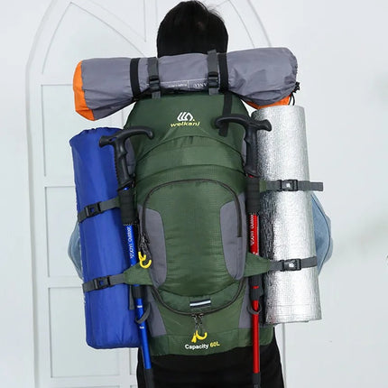 Waterproof 70L Hiking Backpack – Lightweight Outdoor Travel & Camping Rucksack