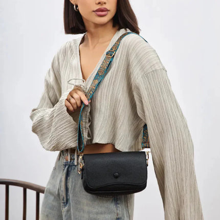 Vegan Leather Crossbody Bag for Women – Adjustable Strap – Chic & Practical Design