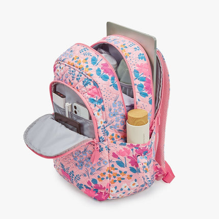 Black Backpack with Laptop Compartment & Side Pockets – Lightweight, Water-Resistant & Stylish for School or Work