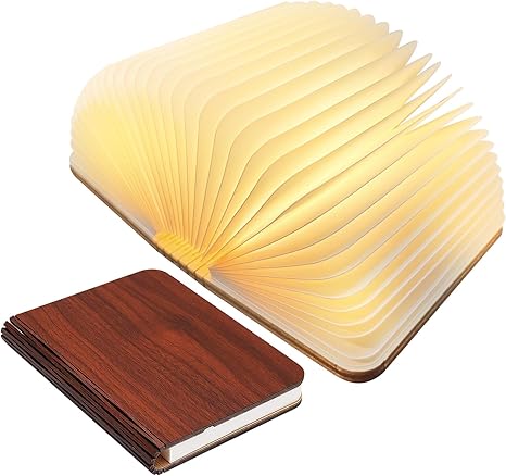 Rechargeable Folding Book Lamp – Magical LED Table Light for Cozy Home Décor