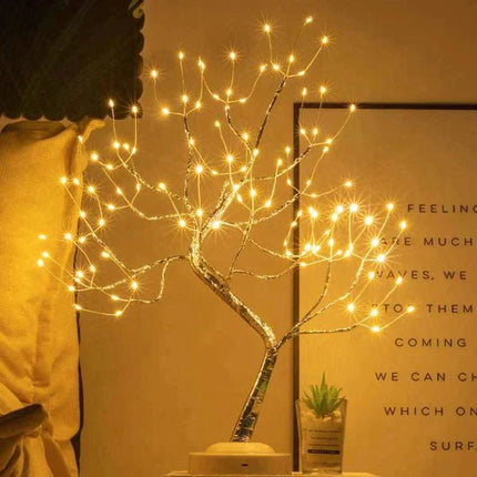 Magical Tree LED Table Lamp – Warm Ambient Light for Cozy Home Décor (17.7" Height)