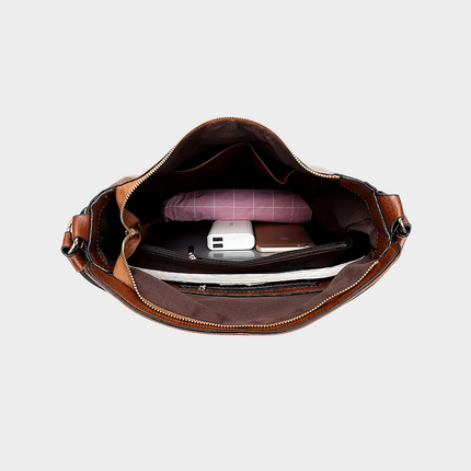 Ersilia Luxe Women's Leather Tote – Spacious, Stylish & Durable Handbag for Work & Everyday Use