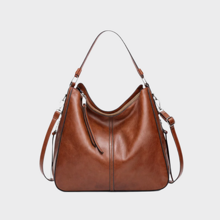 Ersilia Luxe Women's Leather Tote – Spacious, Stylish & Durable Handbag for Work & Everyday Use