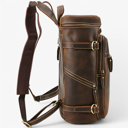 Vintage Leather Shoulder & Backpack – Handmade & Durable