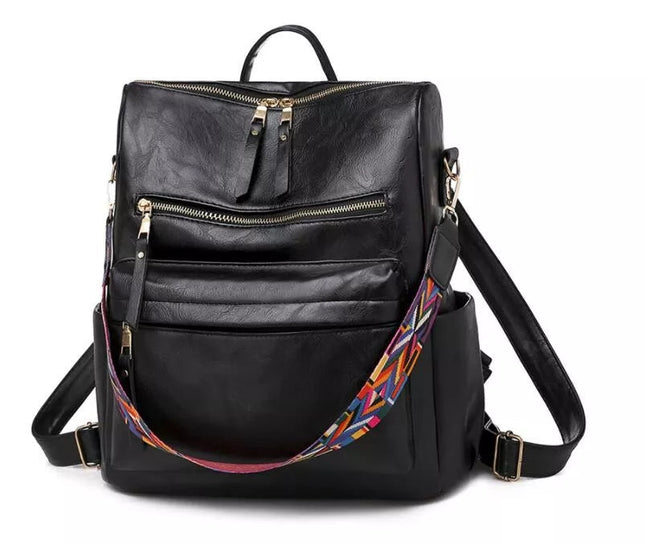 Vegan Leather Backpack – Spacious, Comfortable & Stylish