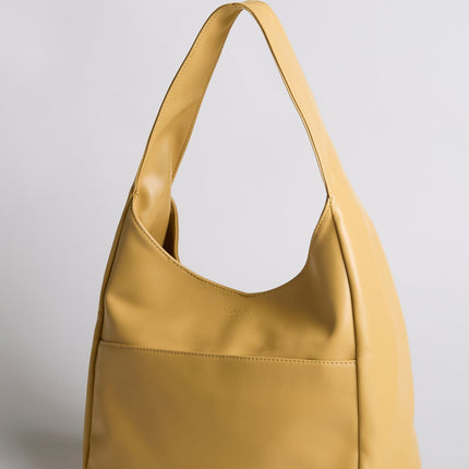 Minimalist Hobo Shoulder Bag – Vegan Leather