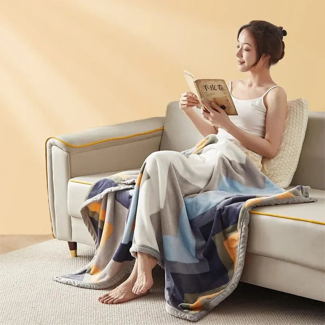 Soft Fleece Blanket – Warm & Cozy Throw for Sofa and Bed | Lightweight Winter Plaid Blanket