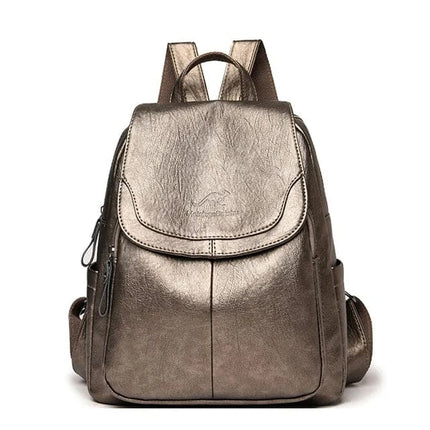 Elegant PU Leather Women's Backpack – Stylish, Spacious & Water-Resistant