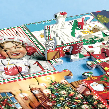 Dog & Cat Puzzle Advent Calendar – 24-Day Christmas Countdown with Adorable Pet Jigsaw