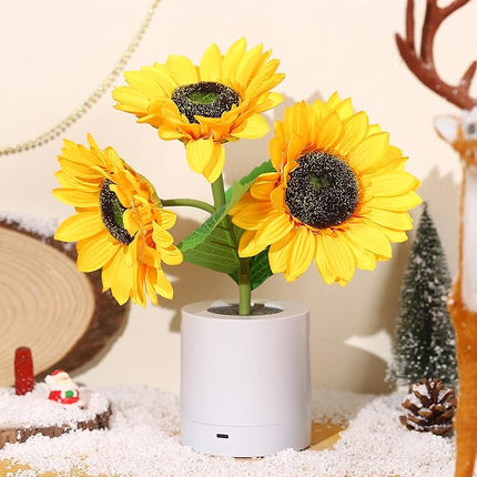 Sunflower LED Table Lamp – Warm Ambient Lighting & Cozy Home Décor Accent
