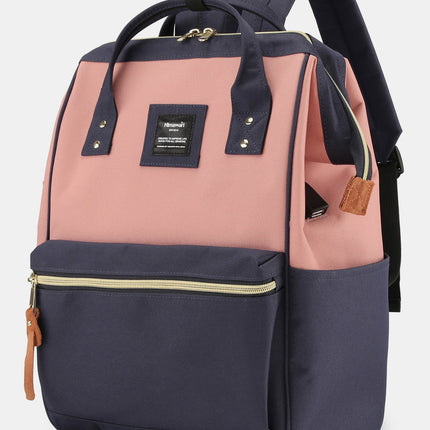 Holly Daze Waterproof Canvas Backpack – Eco-Friendly, Minimalist Japanese Design, Padded Laptop Compartment