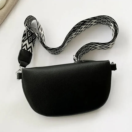 Black Quilted Belt Bag with Gold Hardware – Versatile Crossbody Waist Bag for Women