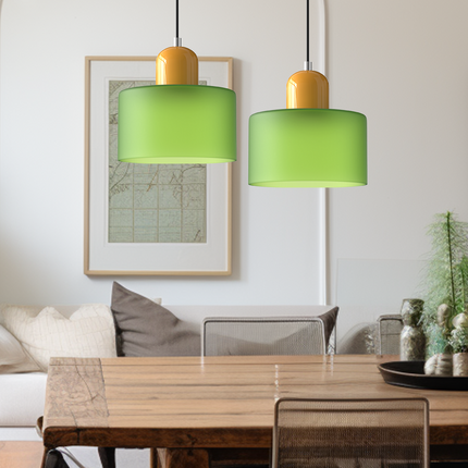 Elongated Halo Pendant Light – Modern Hanging Ceiling Fixture for Dining, Kitchen & Hallway