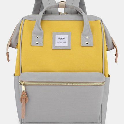 Holly Daze Waterproof Canvas Backpack – Eco-Friendly, Minimalist Japanese Design, Padded Laptop Compartment