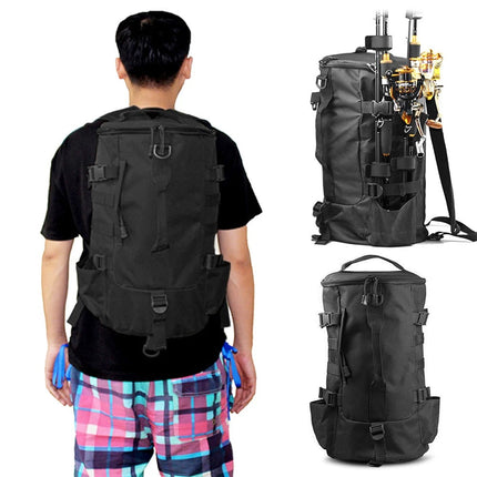 Fishing Backpack with Rod Holders – Spacious, Durable & Water-Resistant