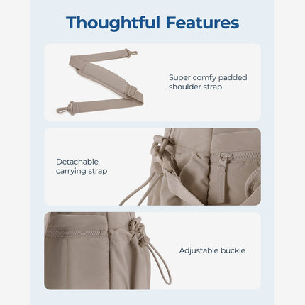 Black Travel Bag for Carry-On – Lightweight & Water-Resistant with Trolley Strap & PVC Pocket