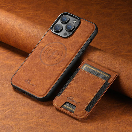 Leather iPhone Case with MagSafe & Card Holder – 2-in-1 Wallet Case