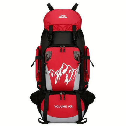 90L Waterproof Hiking & Camping Backpack – Large Capacity Outdoor Trekking Rucksack
