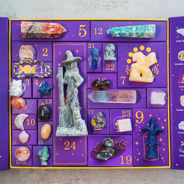 Crystal & Gemstone Advent Calendar 2025 – 24 Spiritual Surprises for Crystal Lovers