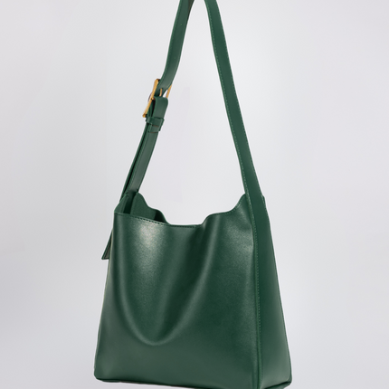 Minimalist Vegan Leather Shoulder Bag