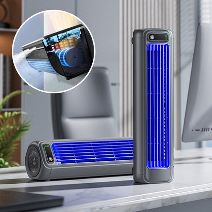 Portable Air Cooler with LED Light – 2-in-1 Fan & Air Purifier for Home & Office