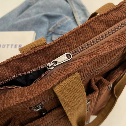 Vintage Canvas Shoulder Bag for Men & Women – Spacious, Durable & Practical Crossbody Messenger Bag