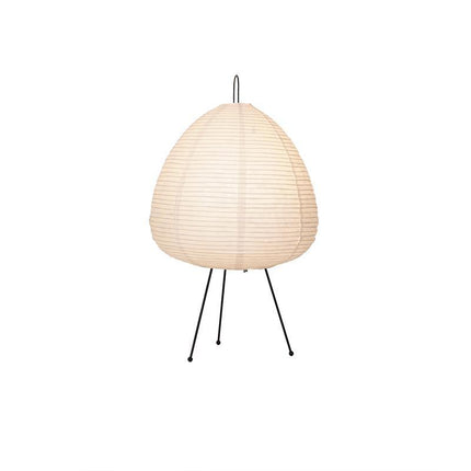 Lumi Biegung Japanese Washi Paper Table Lamp 12" – Soft Warm LED Light for Cozy Home Ambiance