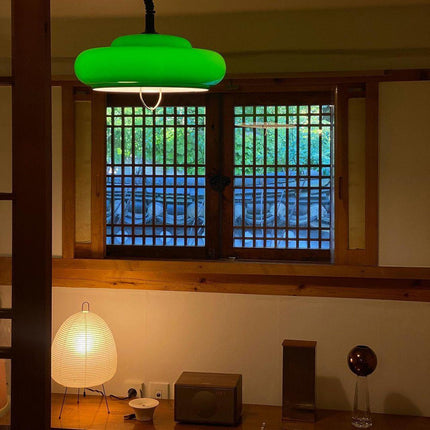 Lumi Biegung Japanese Washi Paper Table Lamp 12" – Soft Warm LED Light for Cozy Home Ambiance