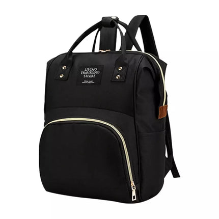 Multifunctional Diaper Backpack with Foldable Baby Bed & USB Charging Port – Waterproof & Spacious Travel Bag for Parents