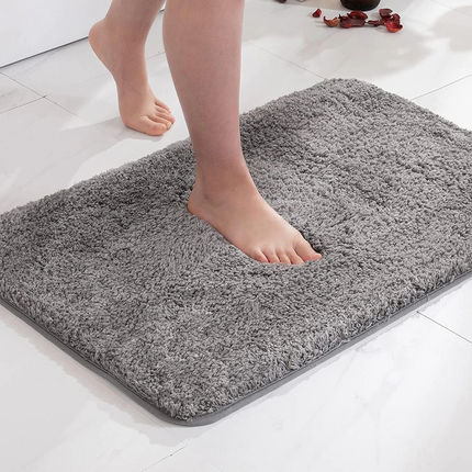Luxury Plush Bathroom Rug 20" x 31" – Soft, Absorbent & Non-Slip Bath Mat for Modern Bathrooms