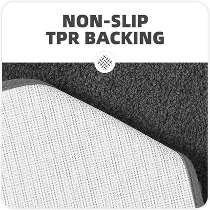 Luxury Plush Bathroom Rug 20" x 31" – Soft, Absorbent & Non-Slip Bath Mat for Modern Bathrooms