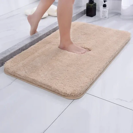 Luxury Plush Bathroom Rug 20" x 31" – Soft, Absorbent & Non-Slip Bath Mat for Modern Bathrooms