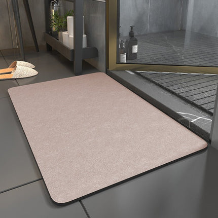Quick-Dry Non-Slip Bath Mat – Elegant Microfiber Bathroom Rug for Safety & Comfort