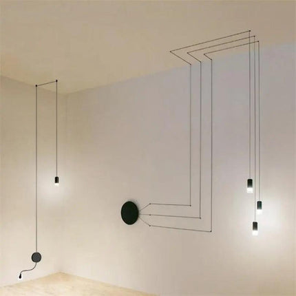 Adjustable Height LED Wall Sconce – Minimalist Linear Design for Cozy Bedroom & Living Room