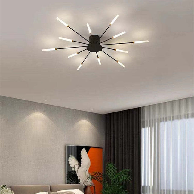 Firework-Inspired LED Ceiling Light – Modern Sparkling Fixture for Bedrooms & Living Rooms