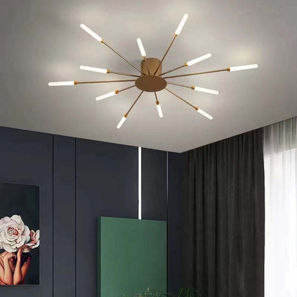 Firework-Inspired LED Ceiling Light – Modern Sparkling Fixture for Bedrooms & Living Rooms