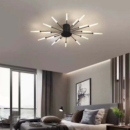 Firework-Inspired LED Ceiling Light – Modern Sparkling Fixture for Bedrooms & Living Rooms
