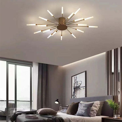 Firework-Inspired LED Ceiling Light – Modern Sparkling Fixture for Bedrooms & Living Rooms