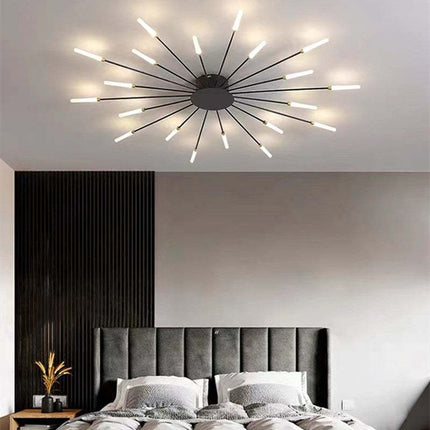 Firework-Inspired LED Ceiling Light – Modern Sparkling Fixture for Bedrooms & Living Rooms
