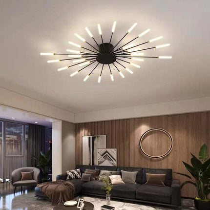 Firework-Inspired LED Ceiling Light – Modern Sparkling Fixture for Bedrooms & Living Rooms